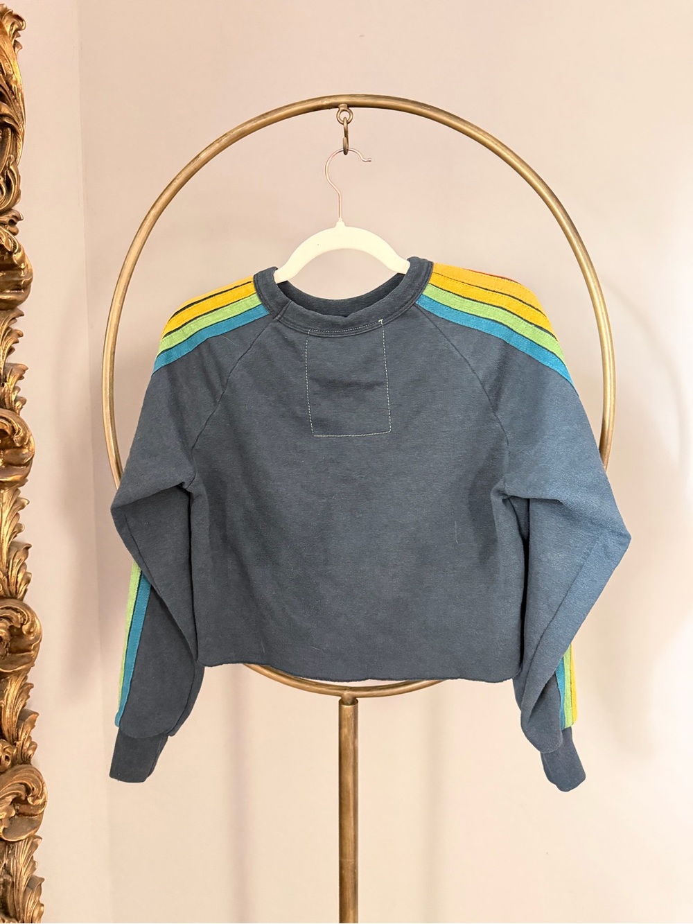 Aviator Nation Set- XS Dark Blue with Rainbow Stripe Details - Picture 4 of 5